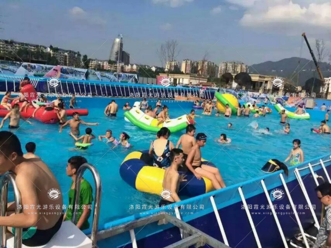 济阳大型支架游泳池